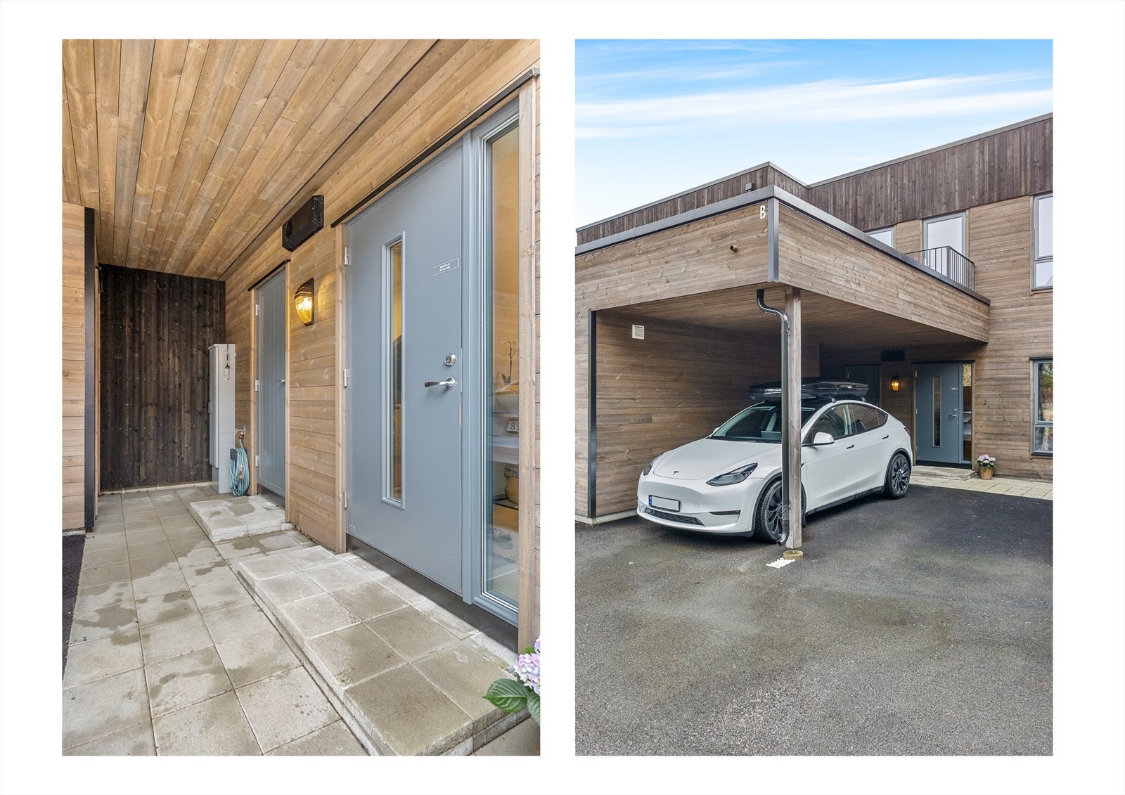 Luksus med to parkeringsplasser like ved ytterdøren! Galleribilde