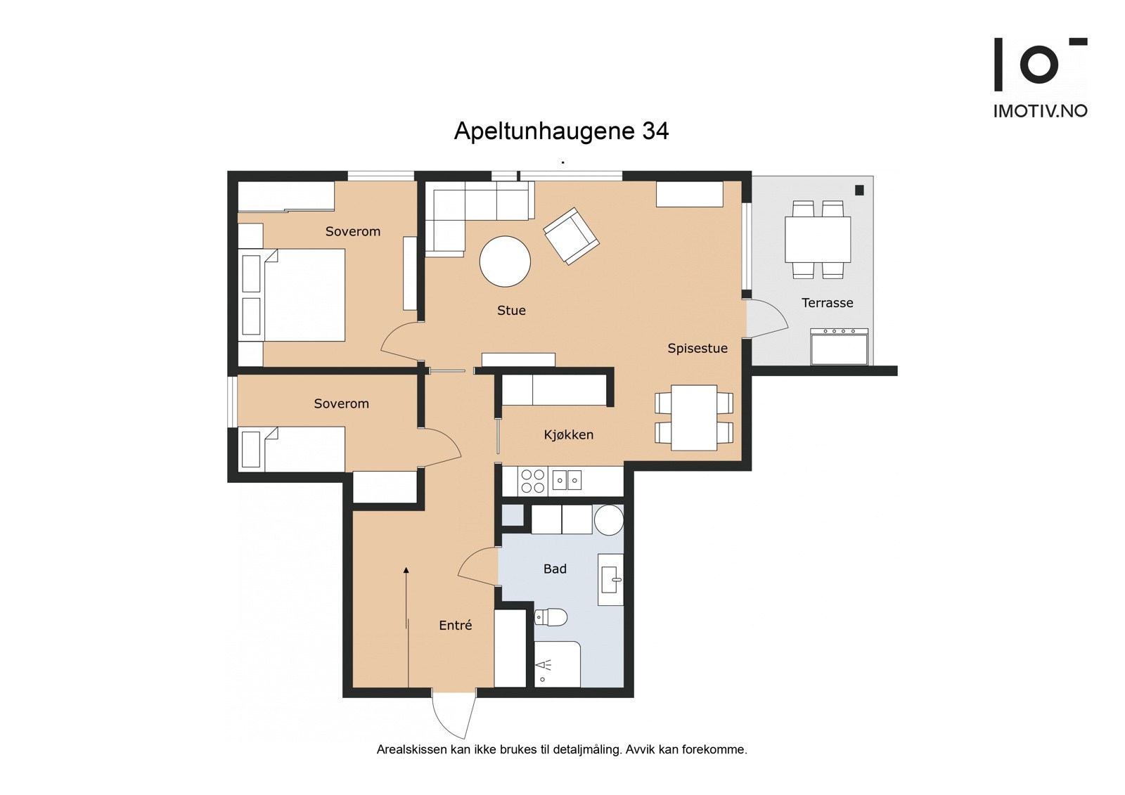 Meget funksjonell planløsning med romslige rom. Galleribilde