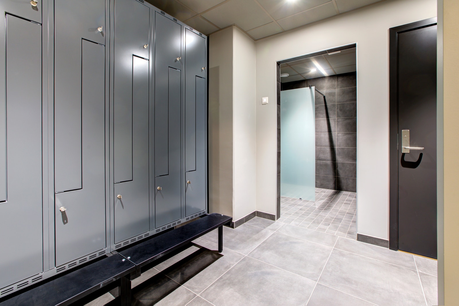 Byggets garderobefasiliteter Galleribilde