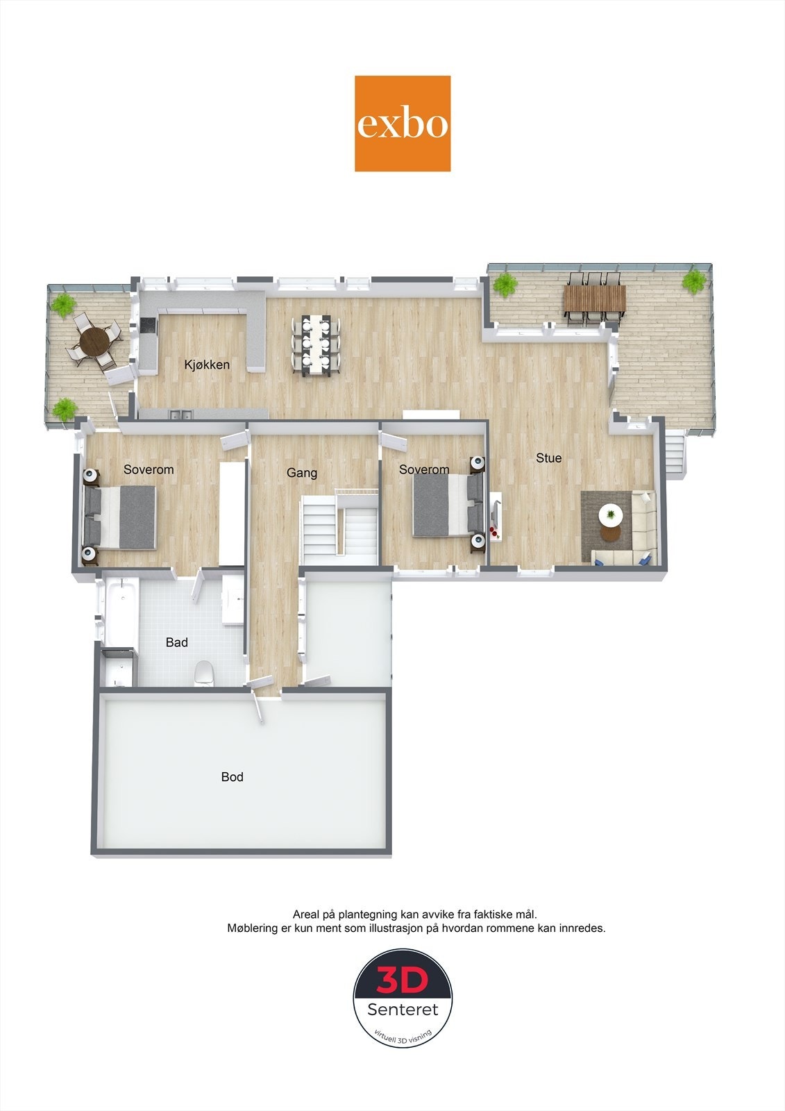 Plan 2 etasje Galleribilde