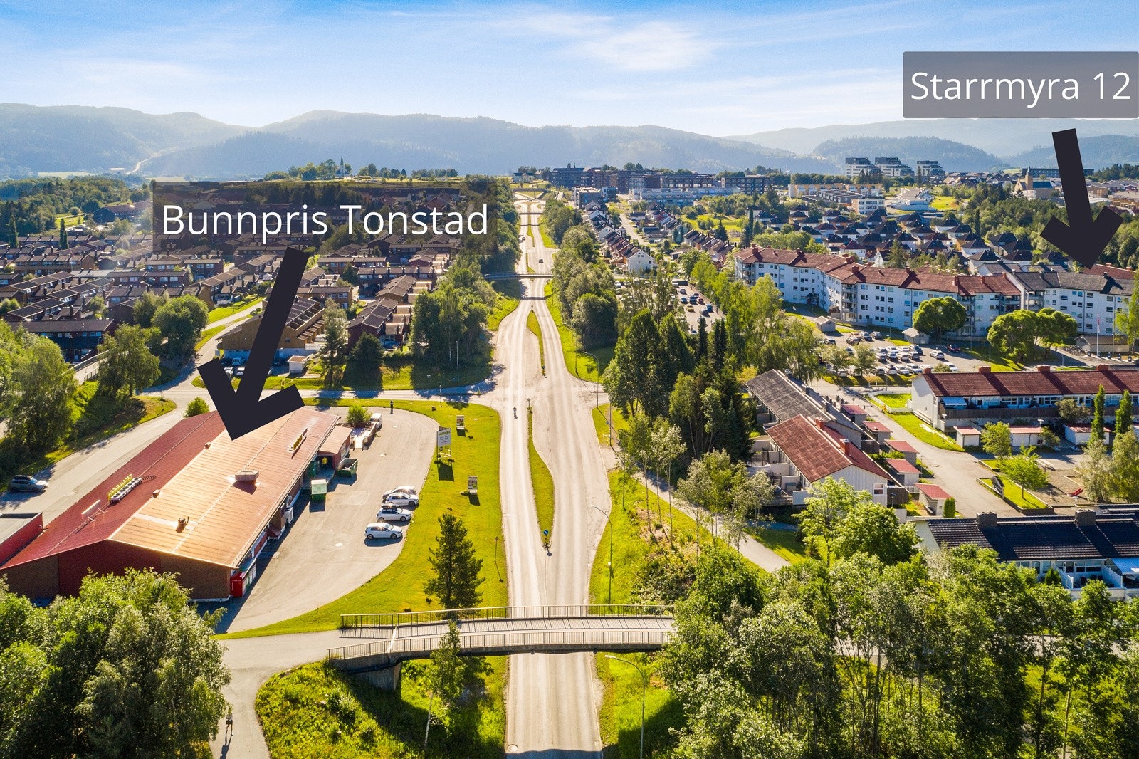 Nærbutikken ligger kun et godt steinkast unna. Galleribilde