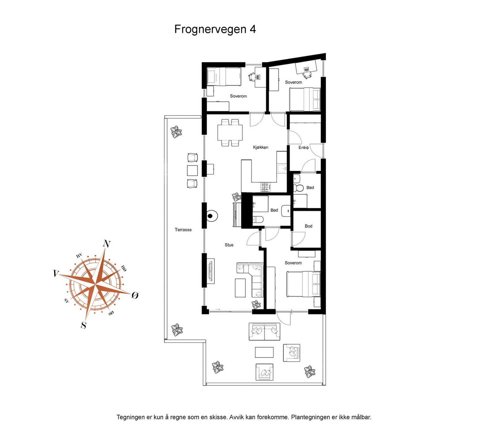 Plantegning Galleribilde