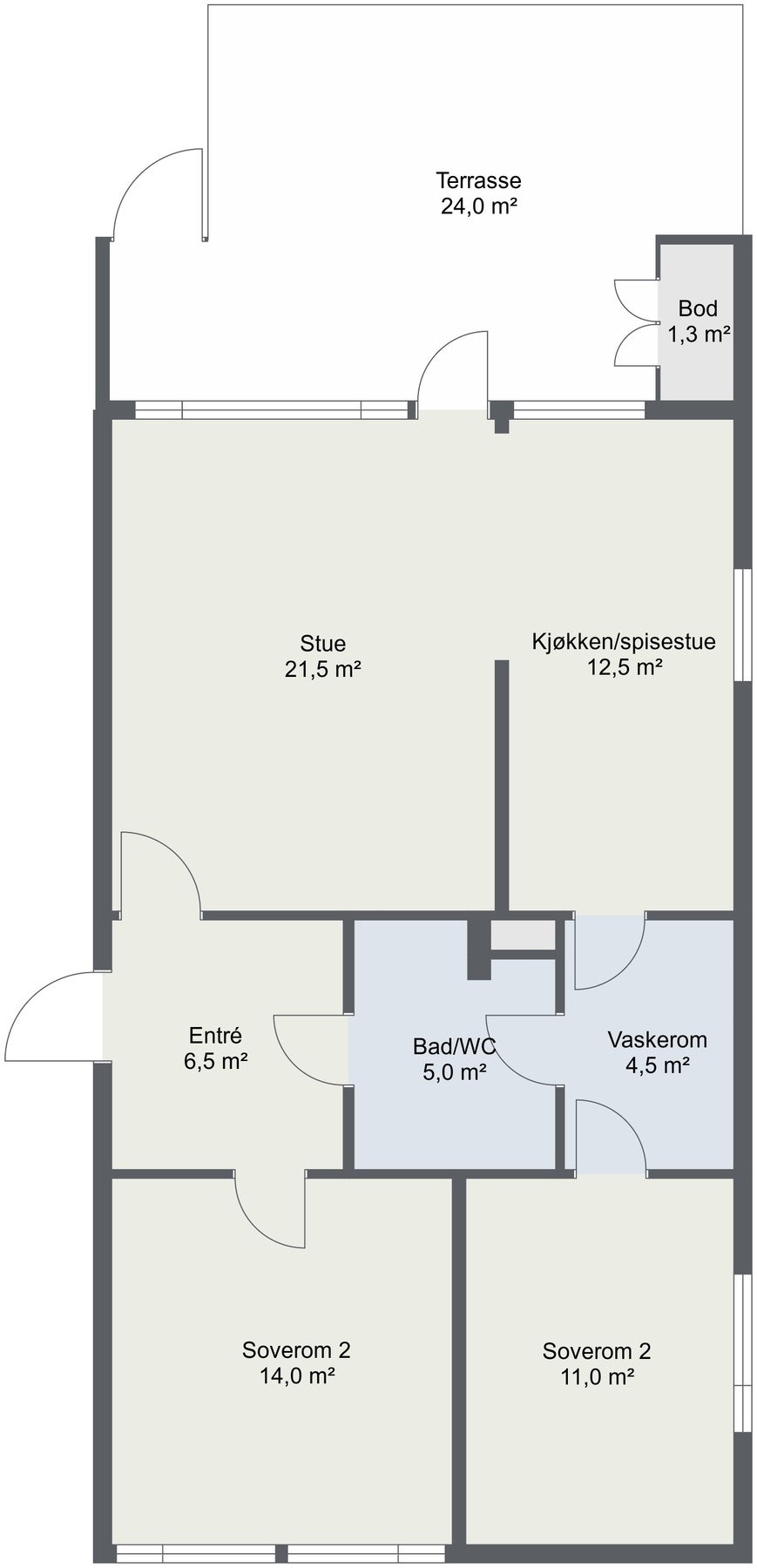 Planskisse. Galleribilde