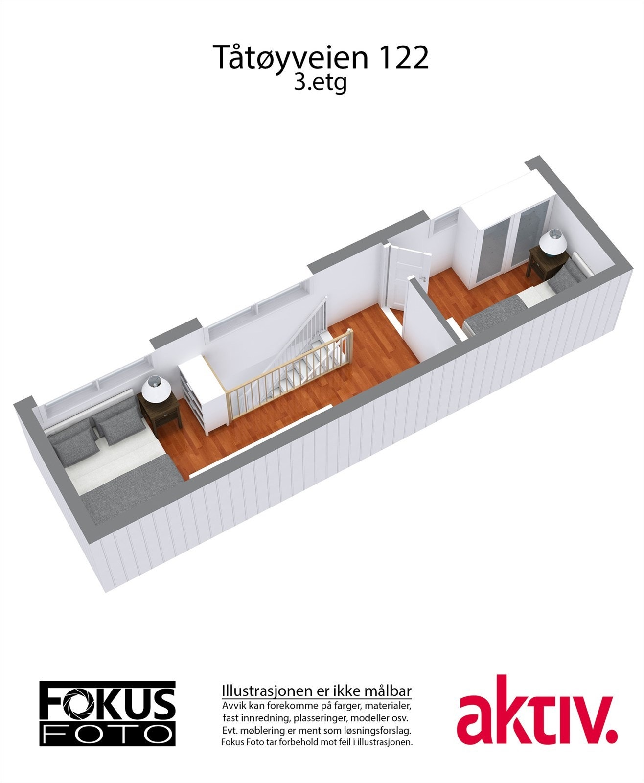 Plantegning loft. Galleribilde