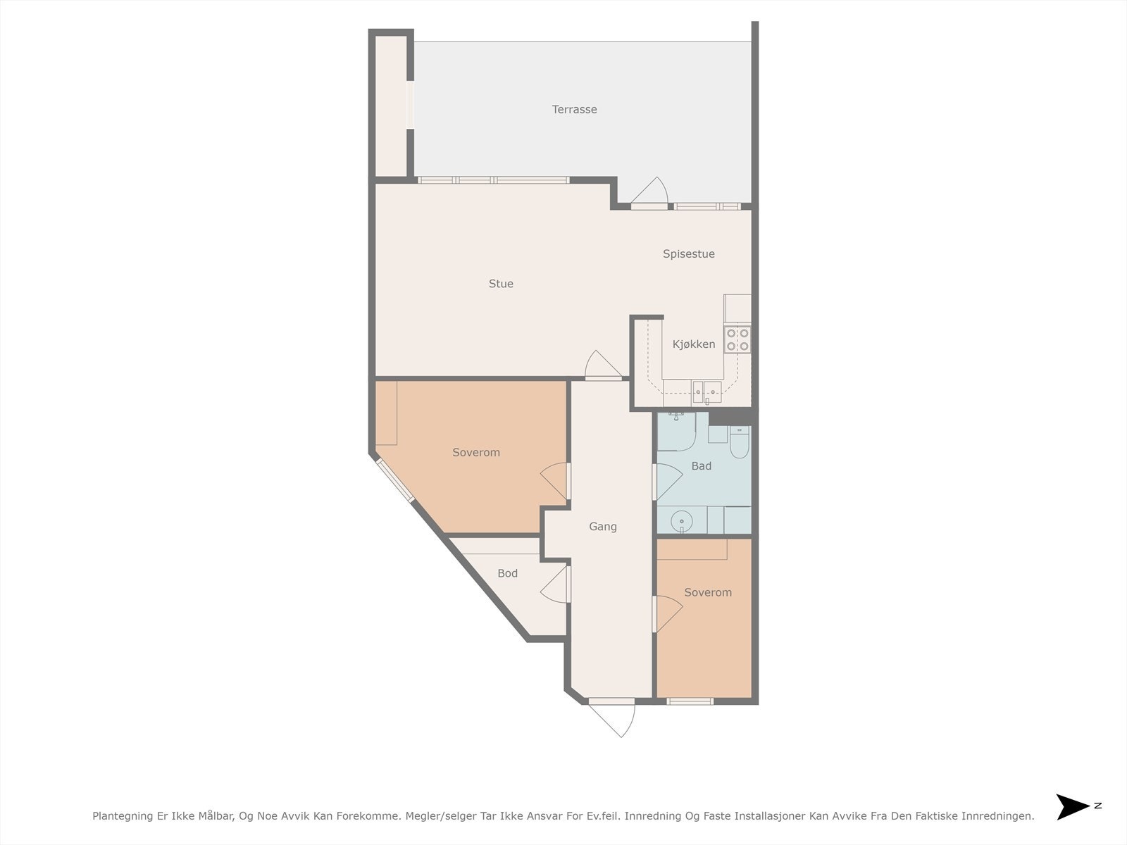 Plantegning Galleribilde