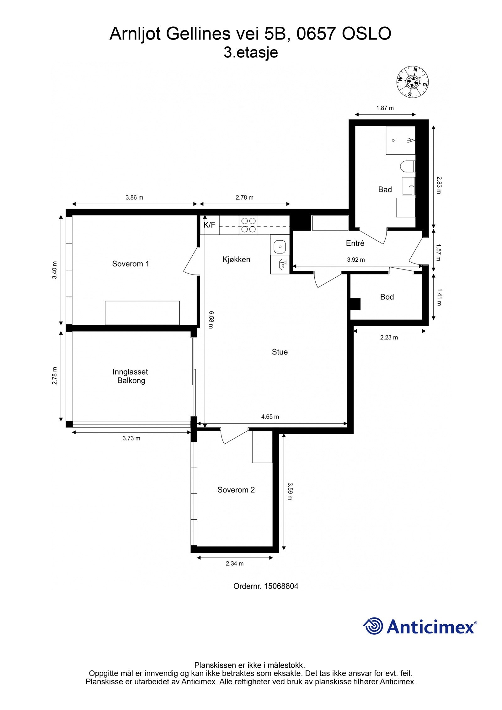 Plantegning. Galleribilde