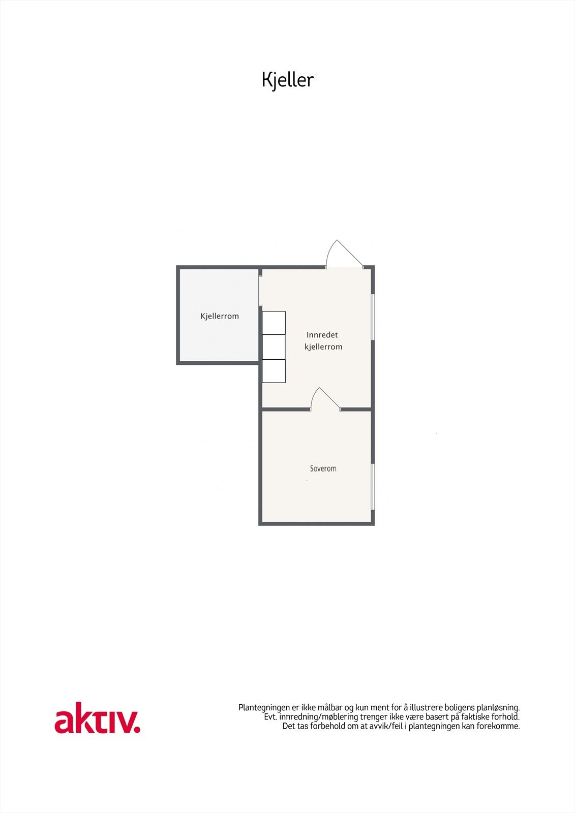 Plantegning kjeller Galleribilde