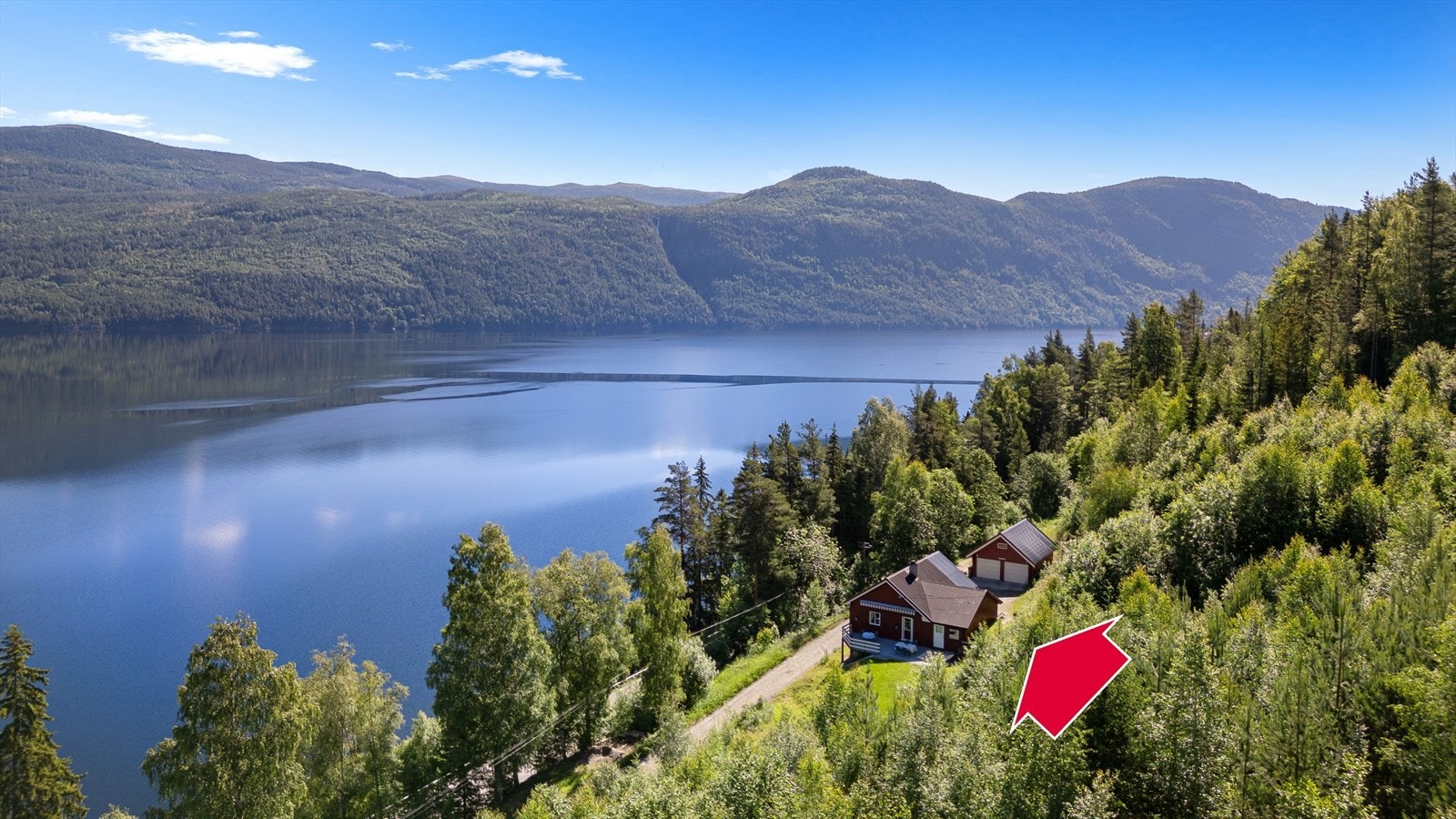 Utsikten er storslått Galleribilde