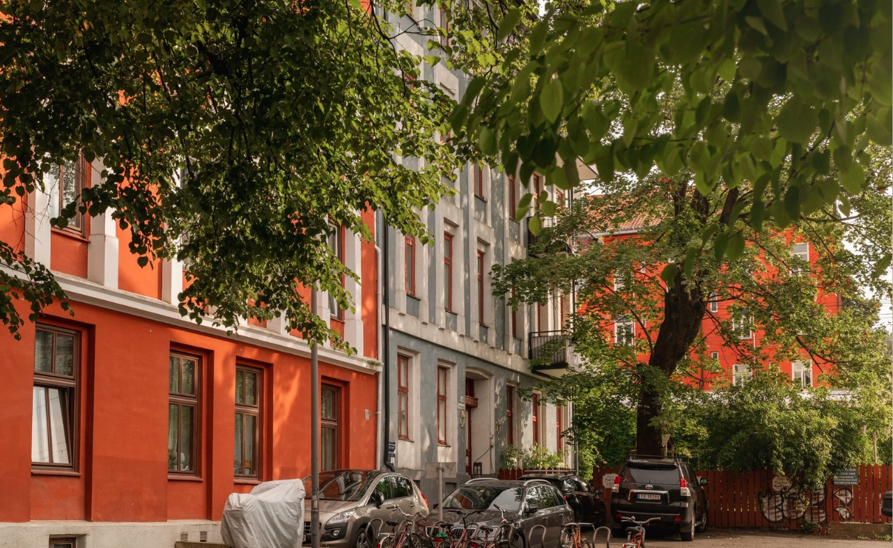 Leiligheten ligger fint til i Munkegata. Galleribilde