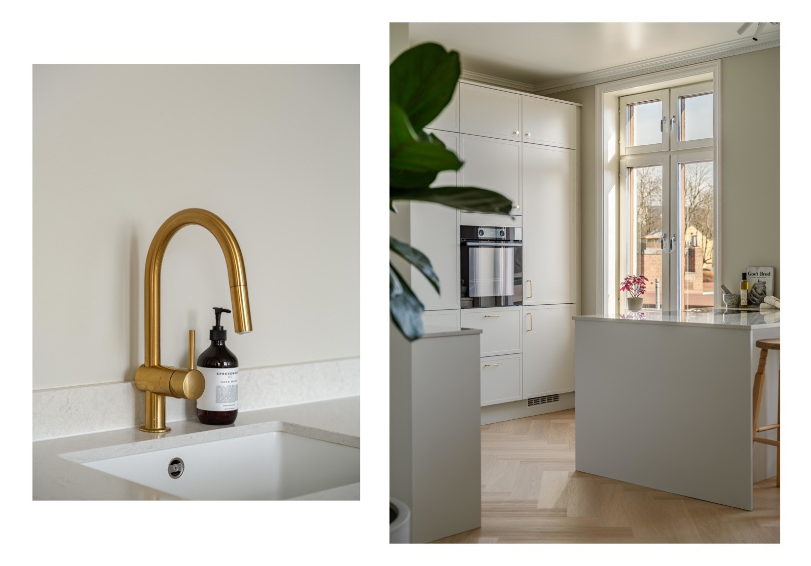 Alt er gjort med øyne for detaljer, som armaturet på kjøkkenet. Mer om armaturer senere. Galleribilde