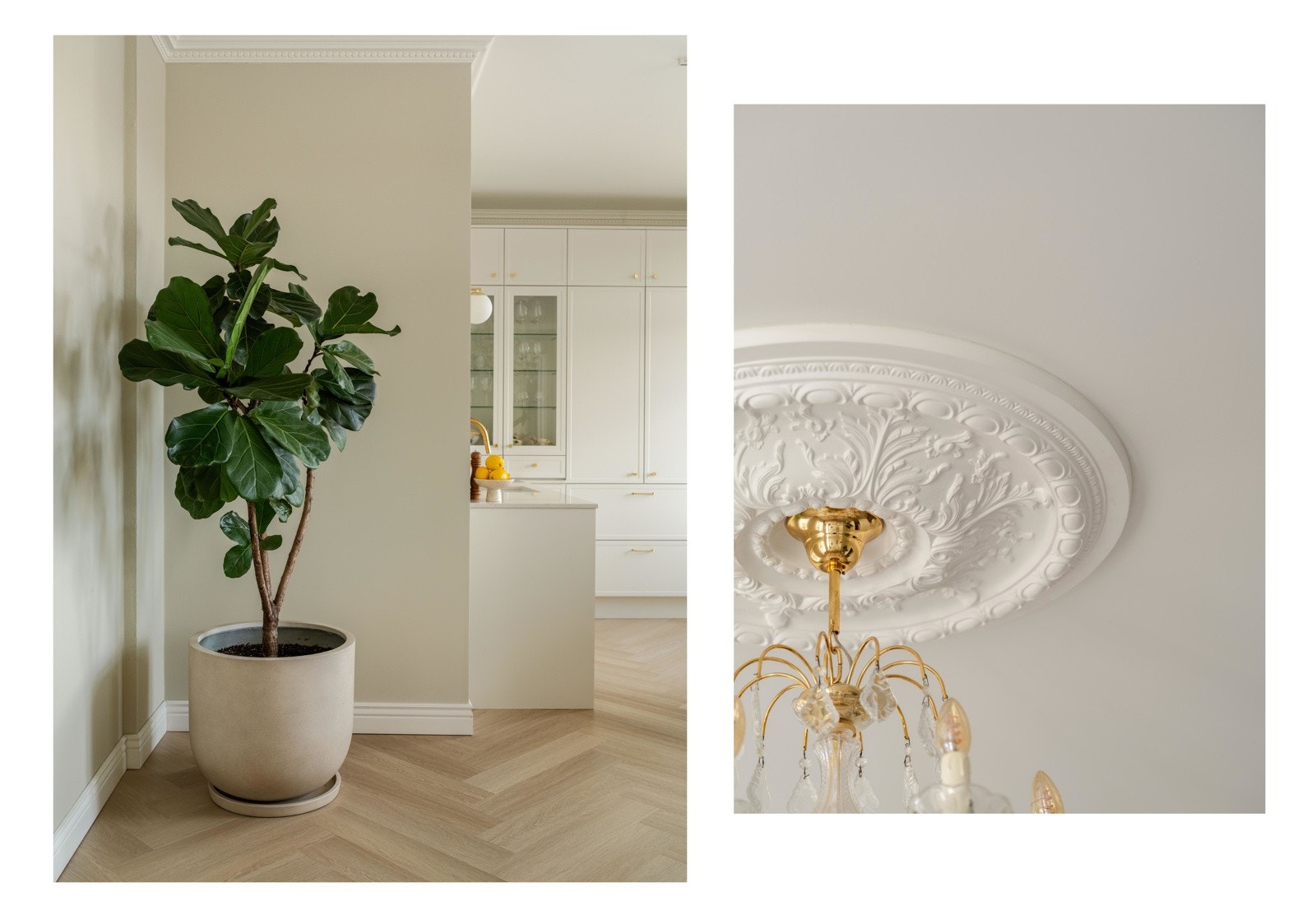 I dette hjørnet kan man installere peisovn. Pipene er rehabiliterte, og det er brannplater på vegger. Galleribilde