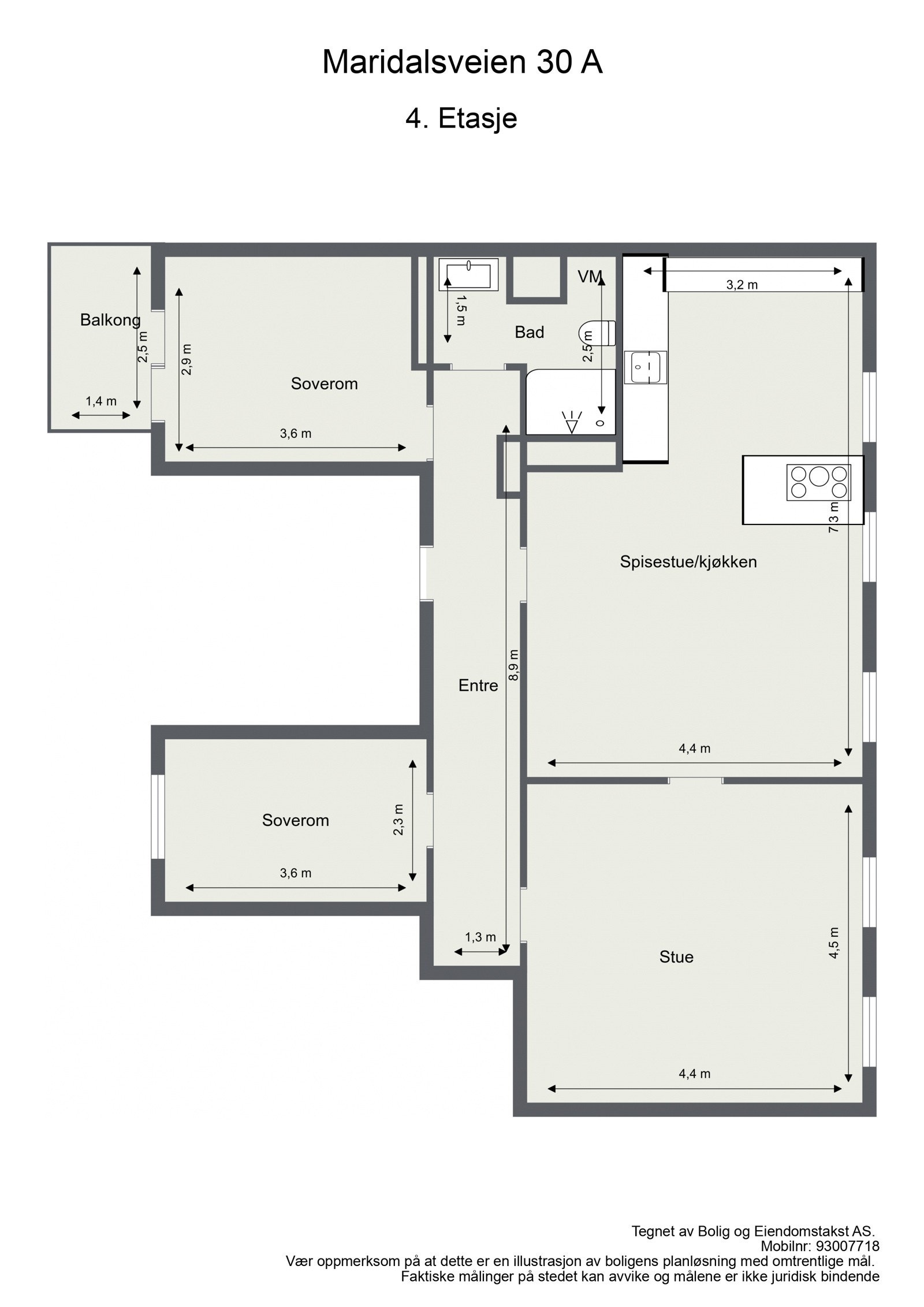 Aller først: plantegning så du får orientert deg litt før du ser videre. Galleribilde