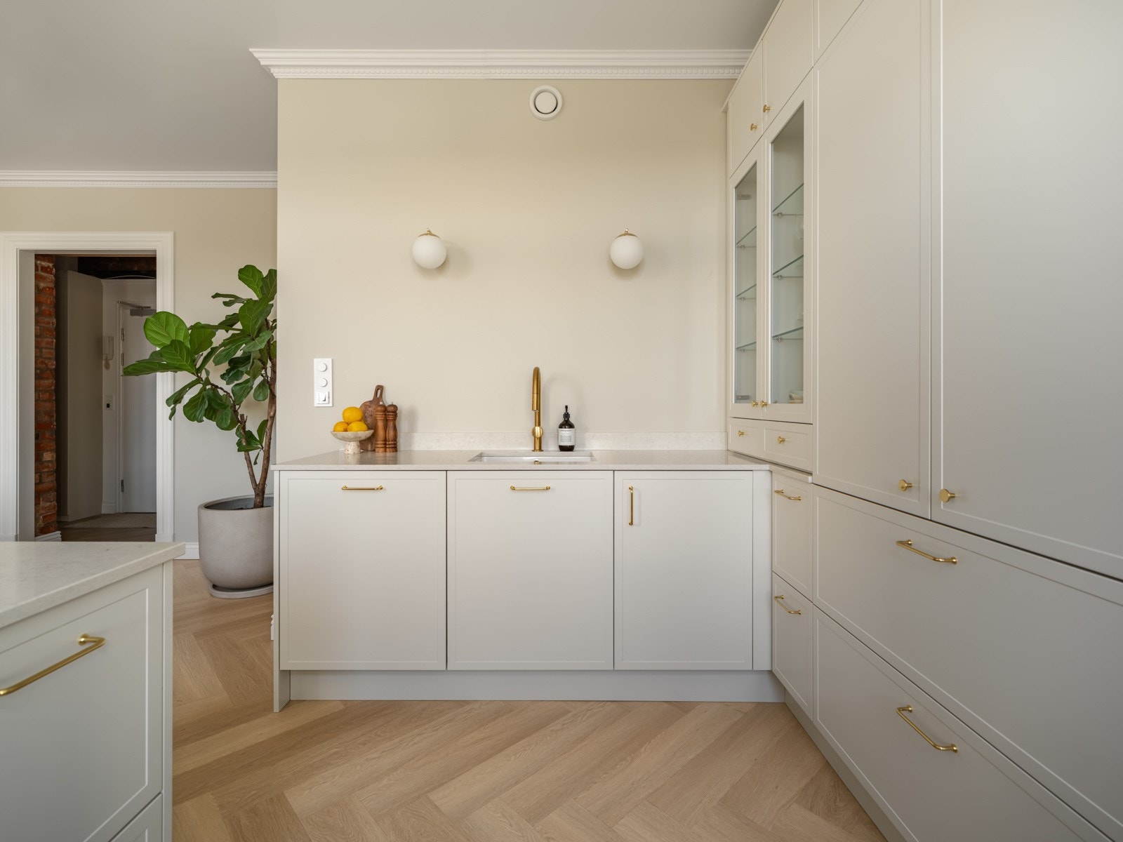 Selve kjøkkenet er fra Strai, en norsk kvalitetsprodusent som er ganske mye mer enn det vi er vant med. Galleribilde