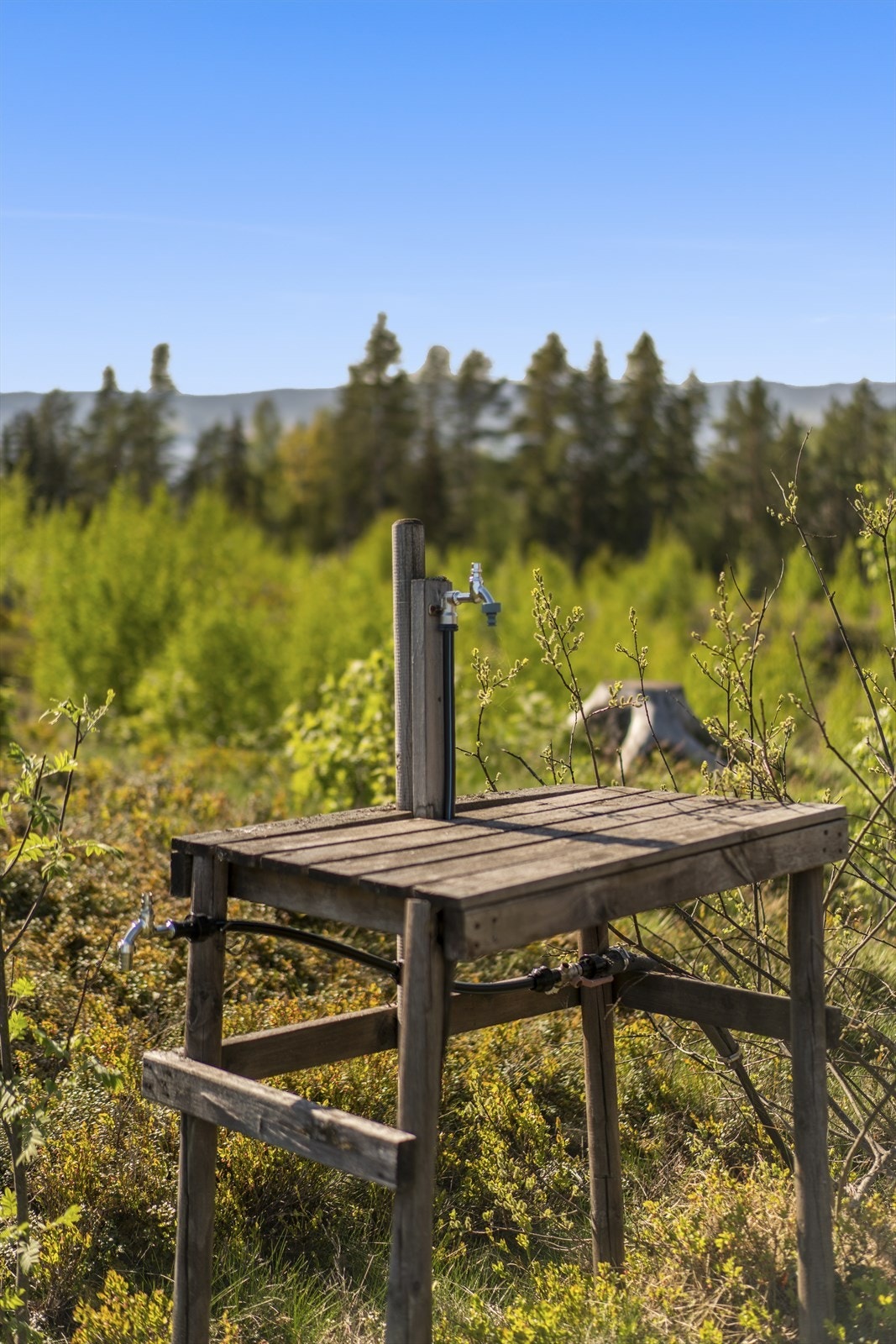 Eiendommen er ikke tilknyttet offentlig vann/avløp, men får vann fra Dalen Vannverk. Galleribilde