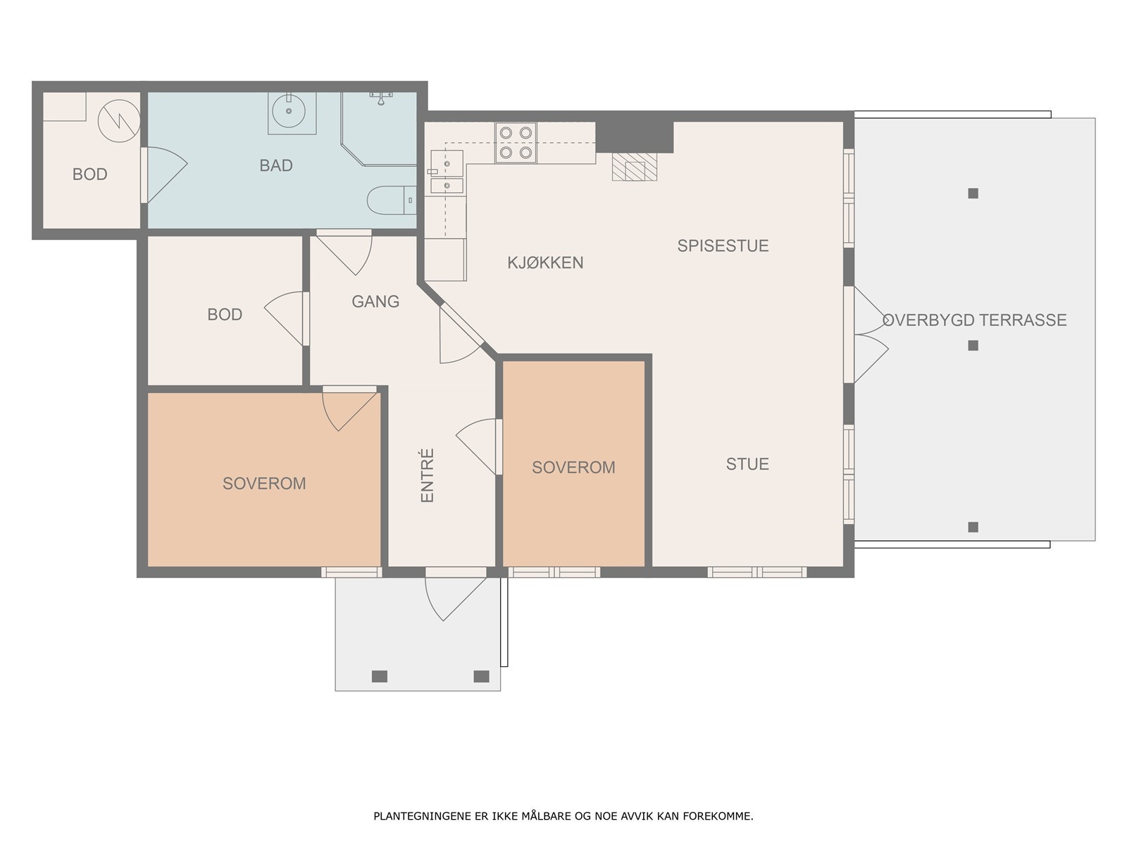 Plantegning Galleribilde