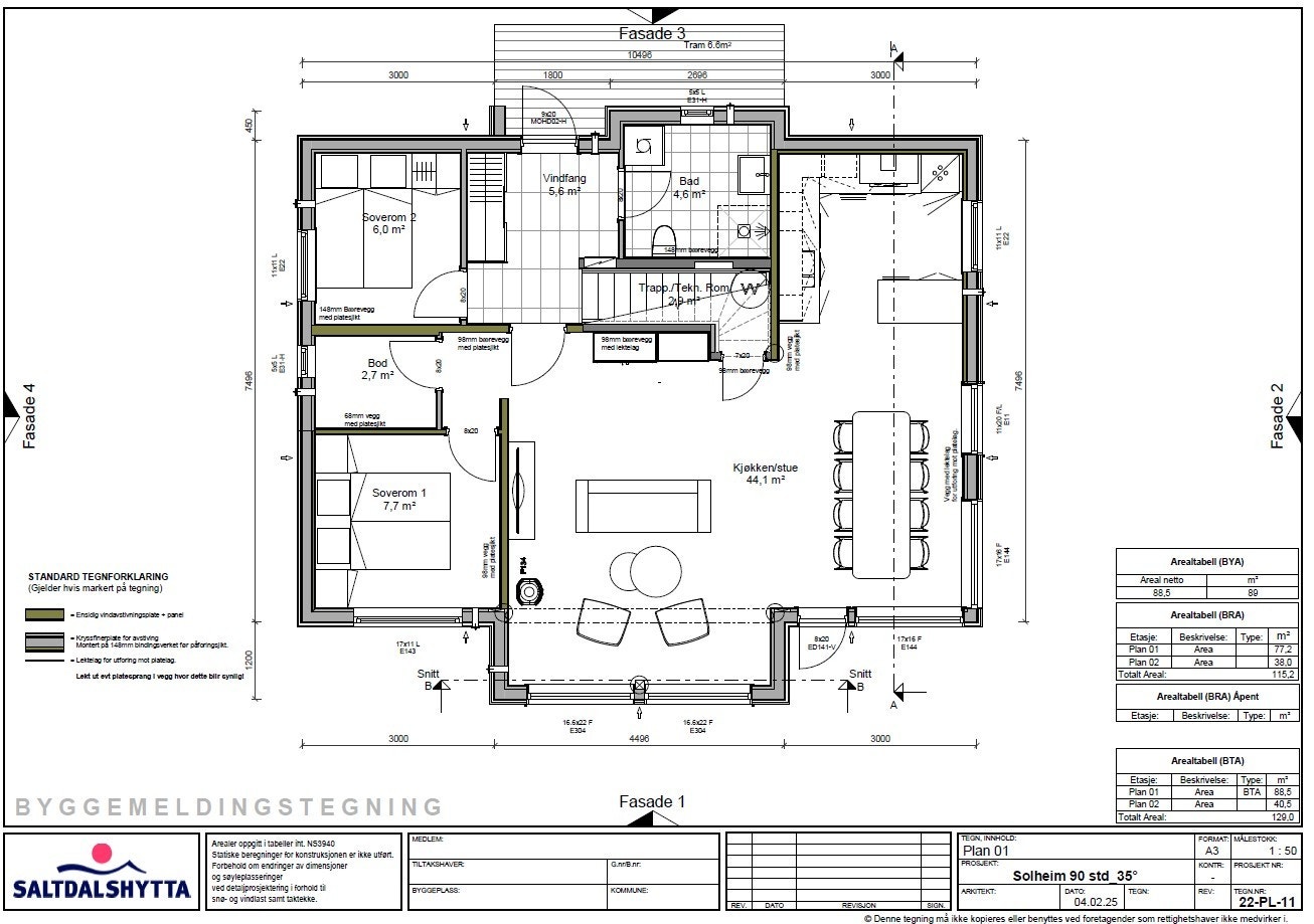 Plan 1. Galleribilde