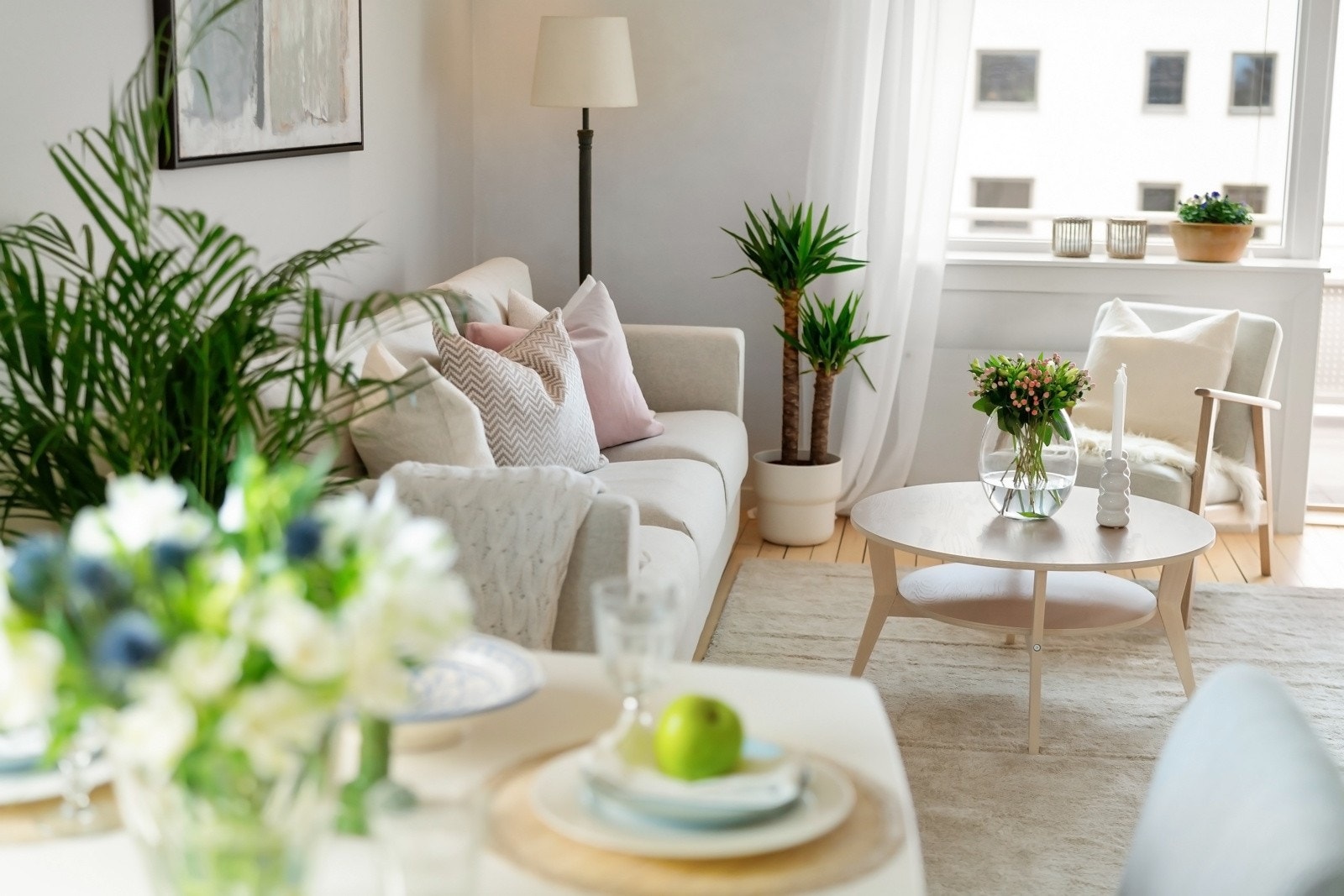 Detaljer stue Galleribilde