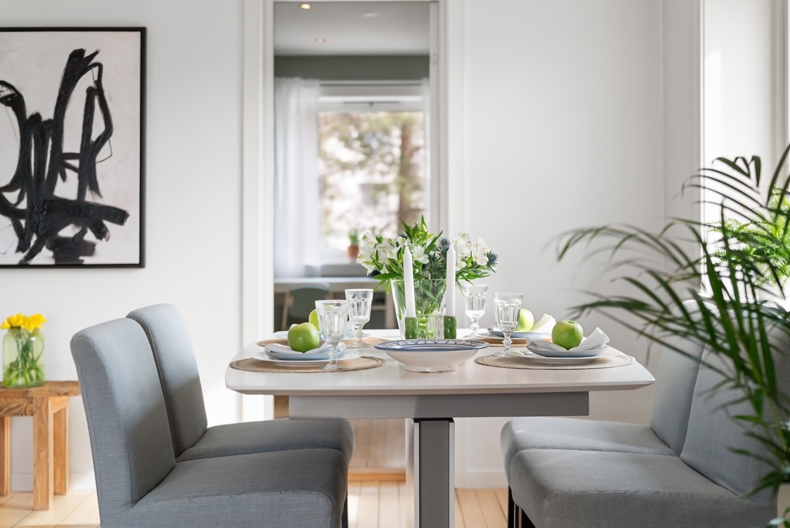 Her er det plass for langbord til større anledninger. Galleribilde