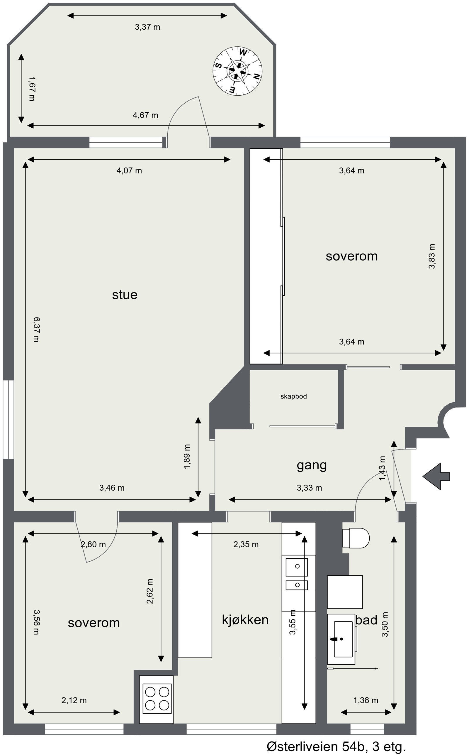 3. Etasje Galleribilde