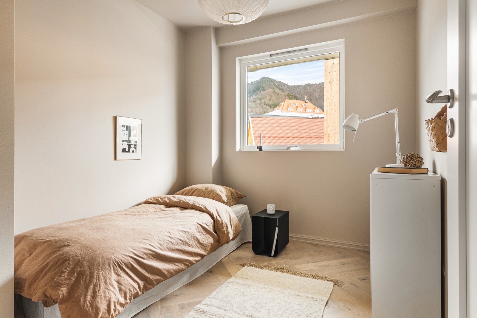 Leilighetens andre soverom er målt til 6,6 kvm. Galleribilde