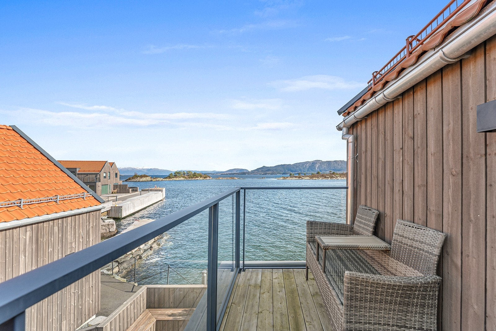 Her kan man nyte svært gode solforhold og fantastisk utsikt. Galleribilde