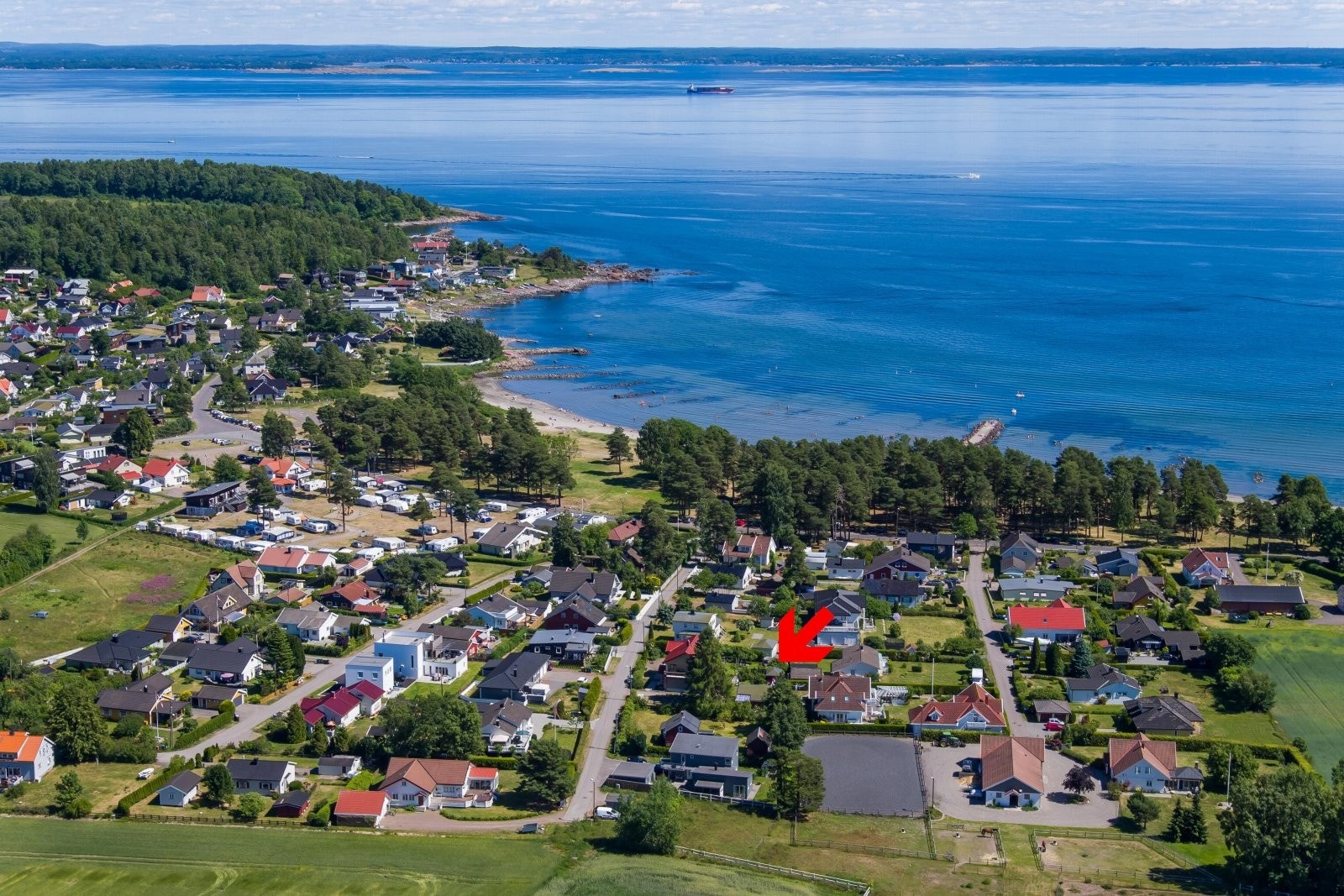 Avstanden til Skallveoldstranda er svært kort Galleribilde