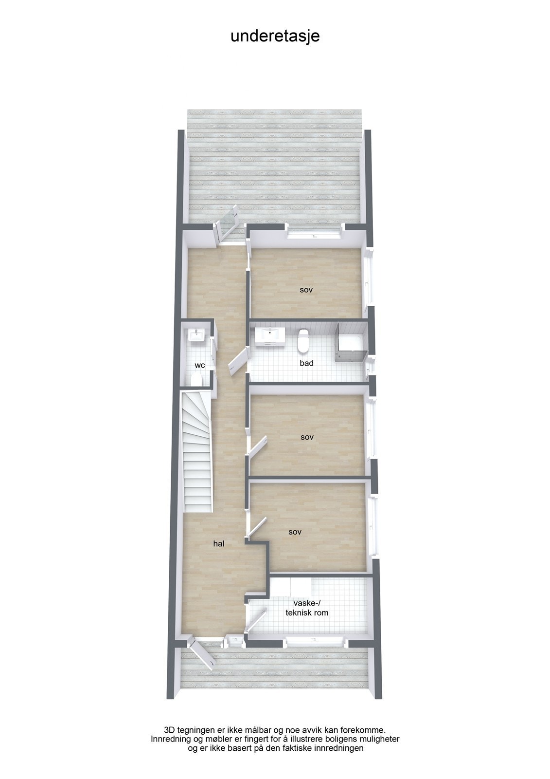 Plantegning 1. etasje Galleribilde