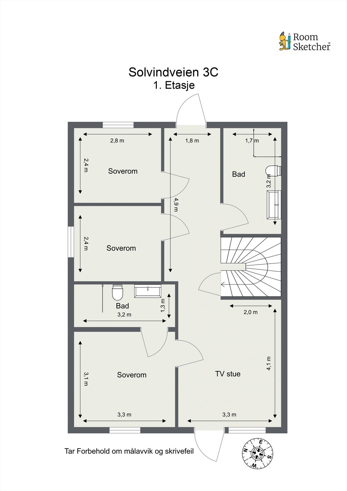 - Planskisse 1.etasje - Galleribilde