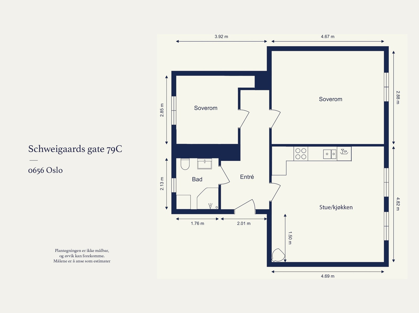 Alternativ plantegning. Galleribilde