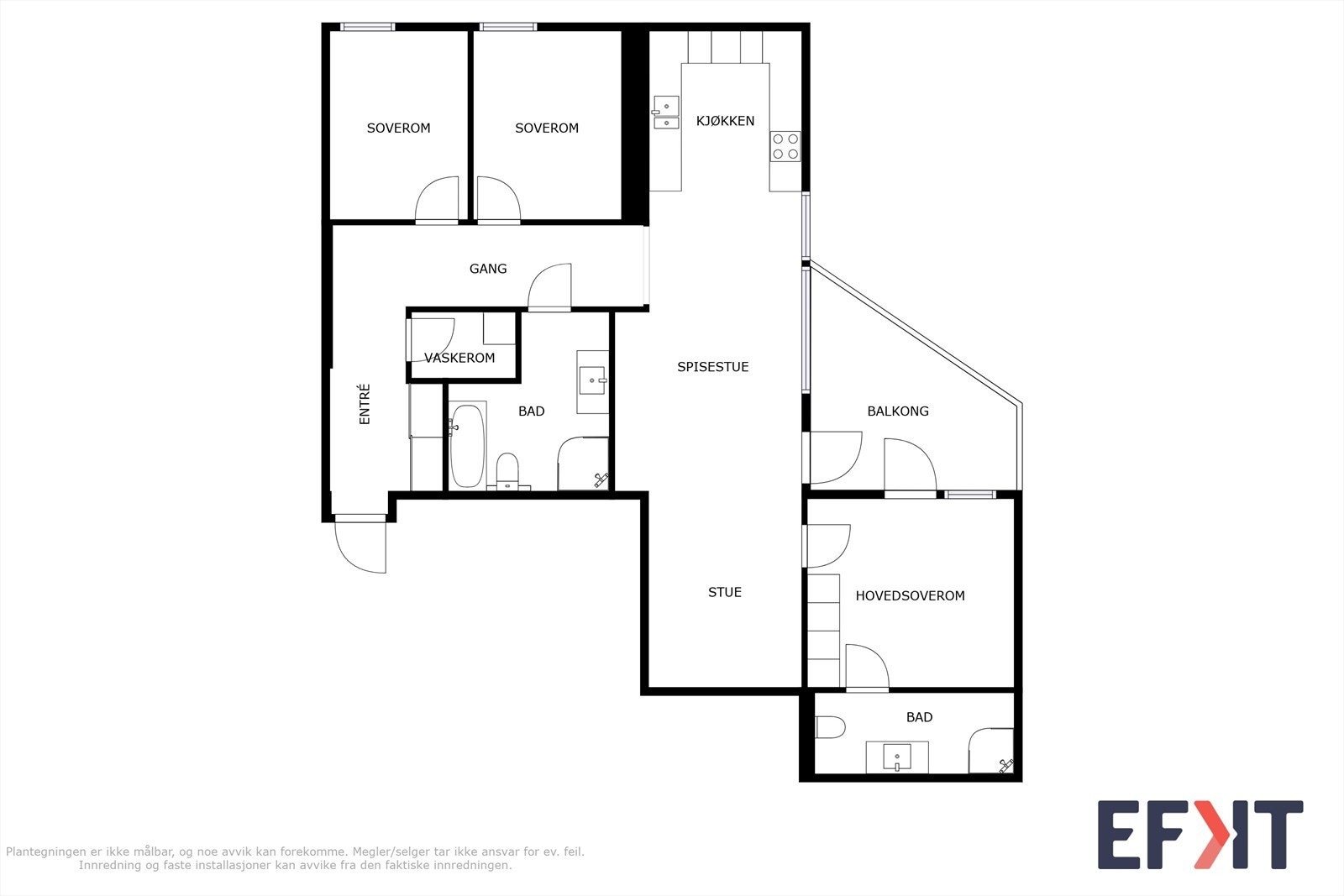 Plantegning 2D Galleribilde