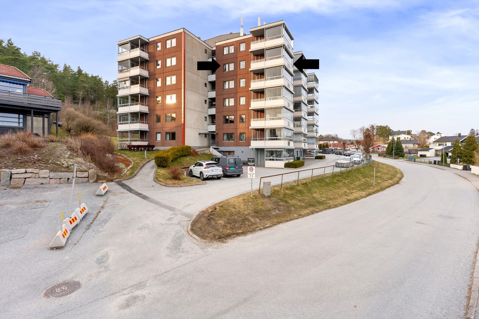 Leiligheten ligger fint til som hjørneleilighet i 5. etasje. Heis i bygget Galleribilde