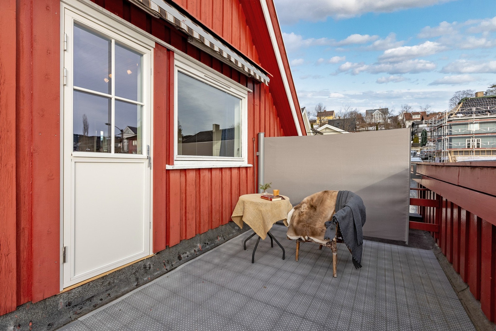 Terrasse med utgang fra hovedsoverom Galleribilde