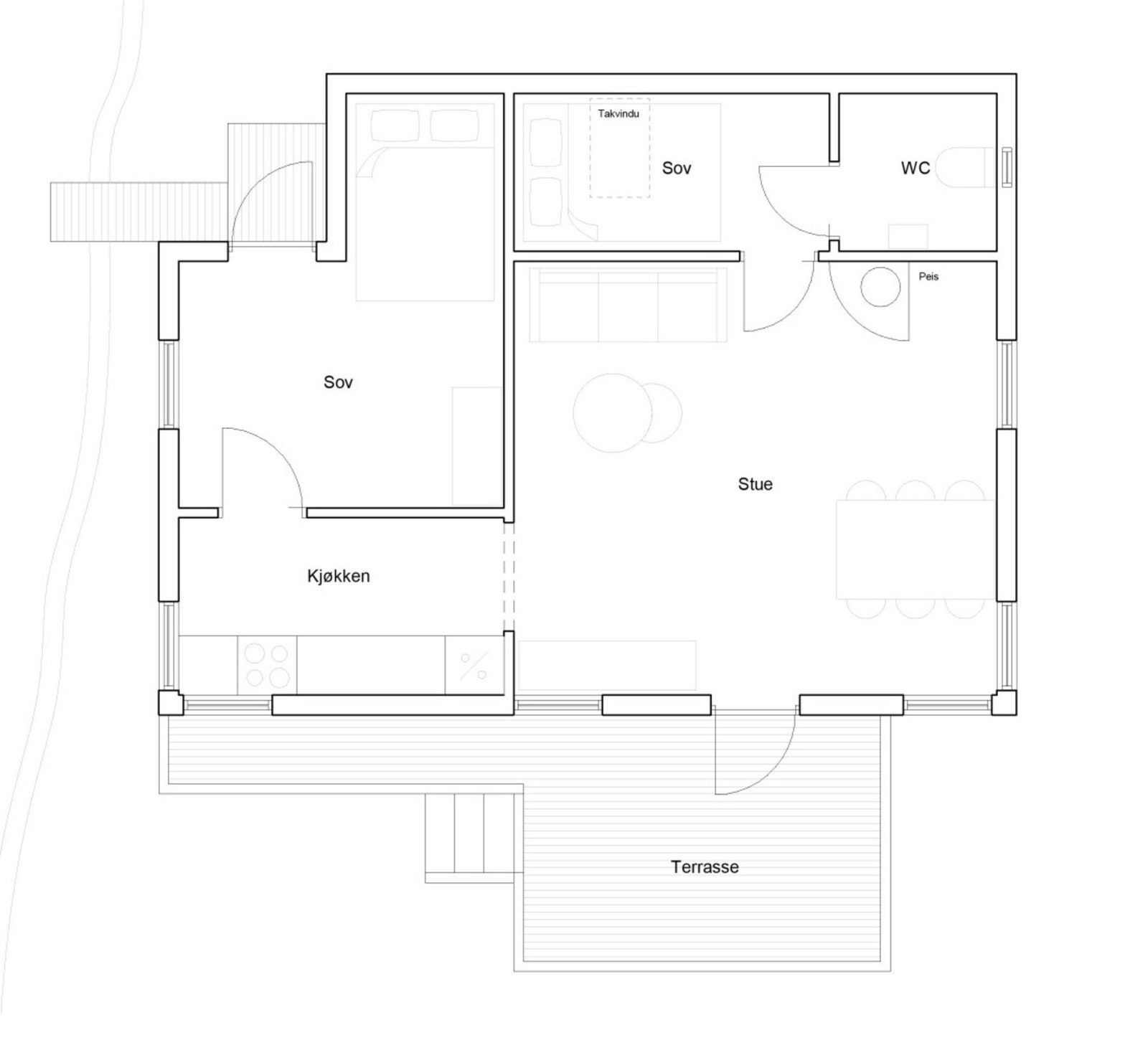 Plantegning Galleribilde