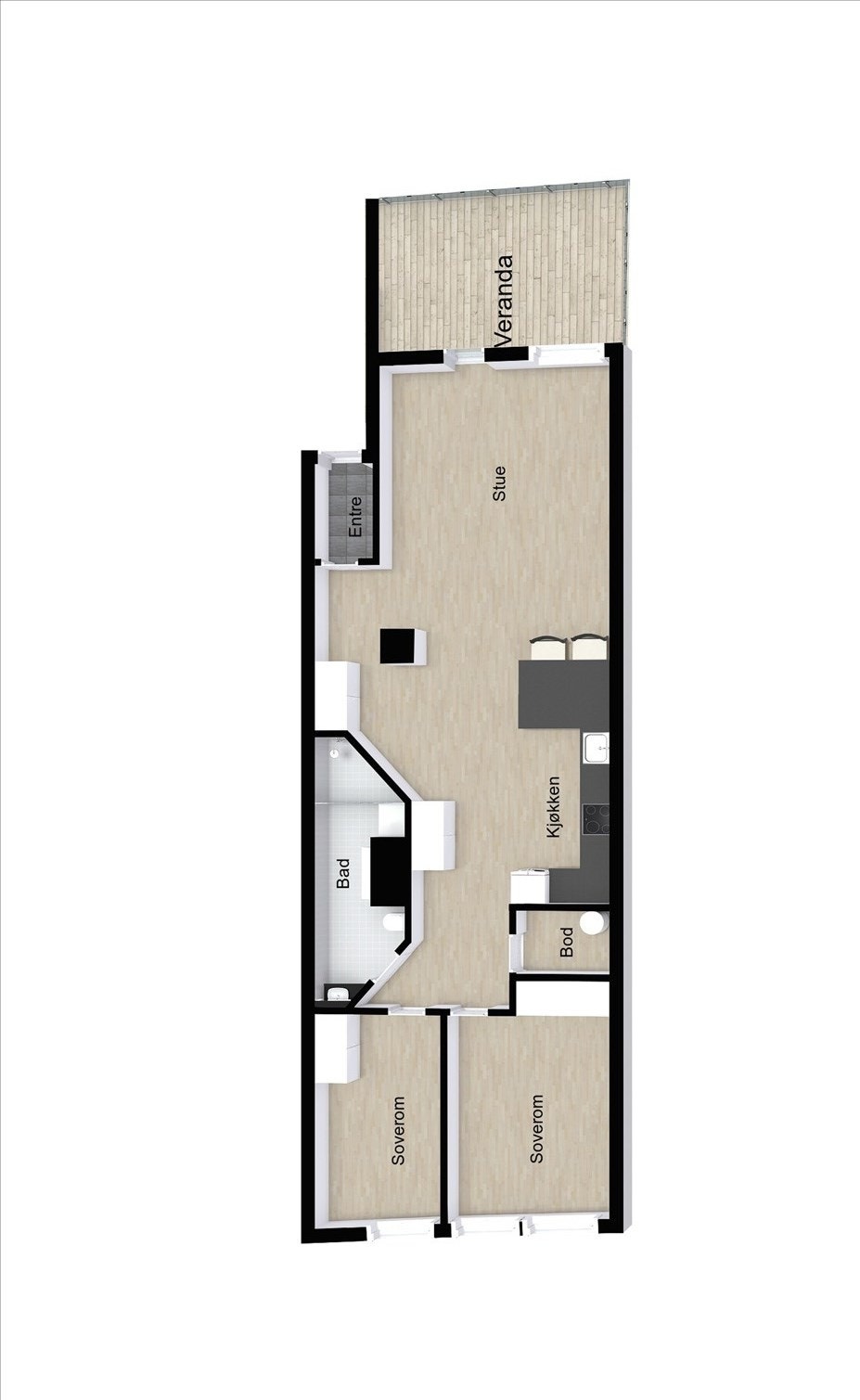 Plantegning Galleribilde
