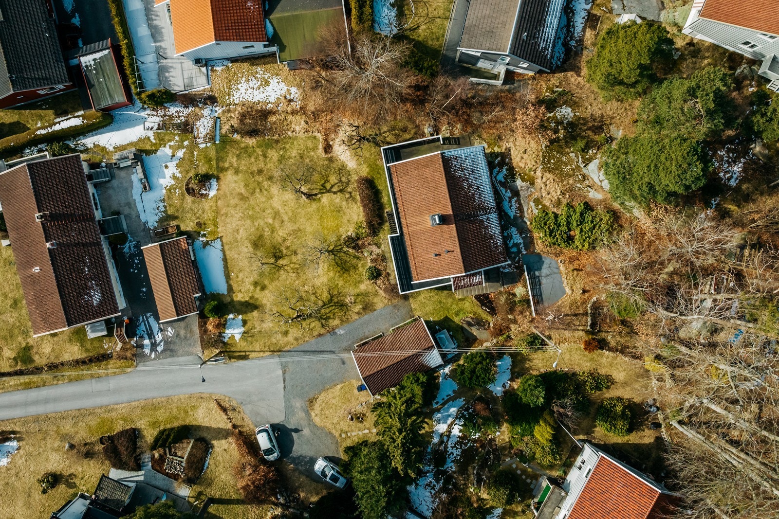 Oversiktsbilde, tomt Galleribilde