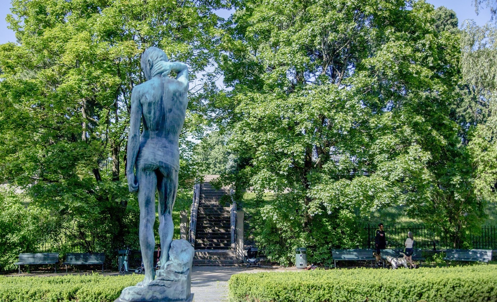 Kampen park er kun en rusletur unna leiligheten. Galleribilde