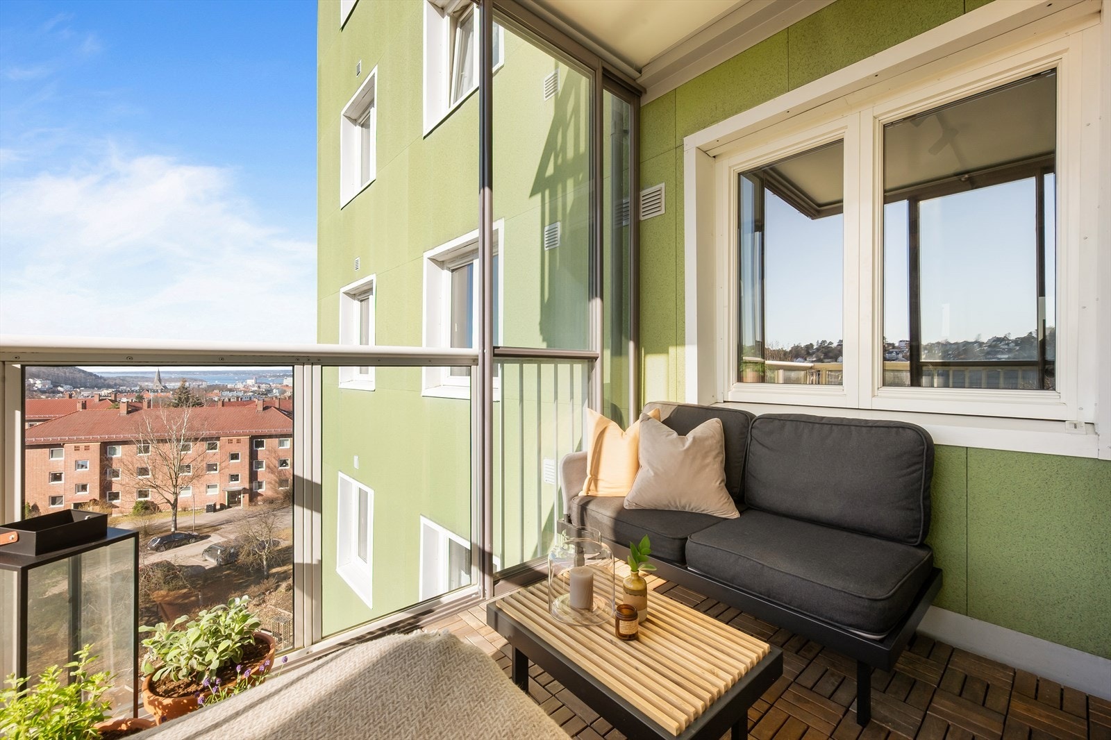 Her har man fritt og åpent utsyn uten sjenerende innsyn. Galleribilde