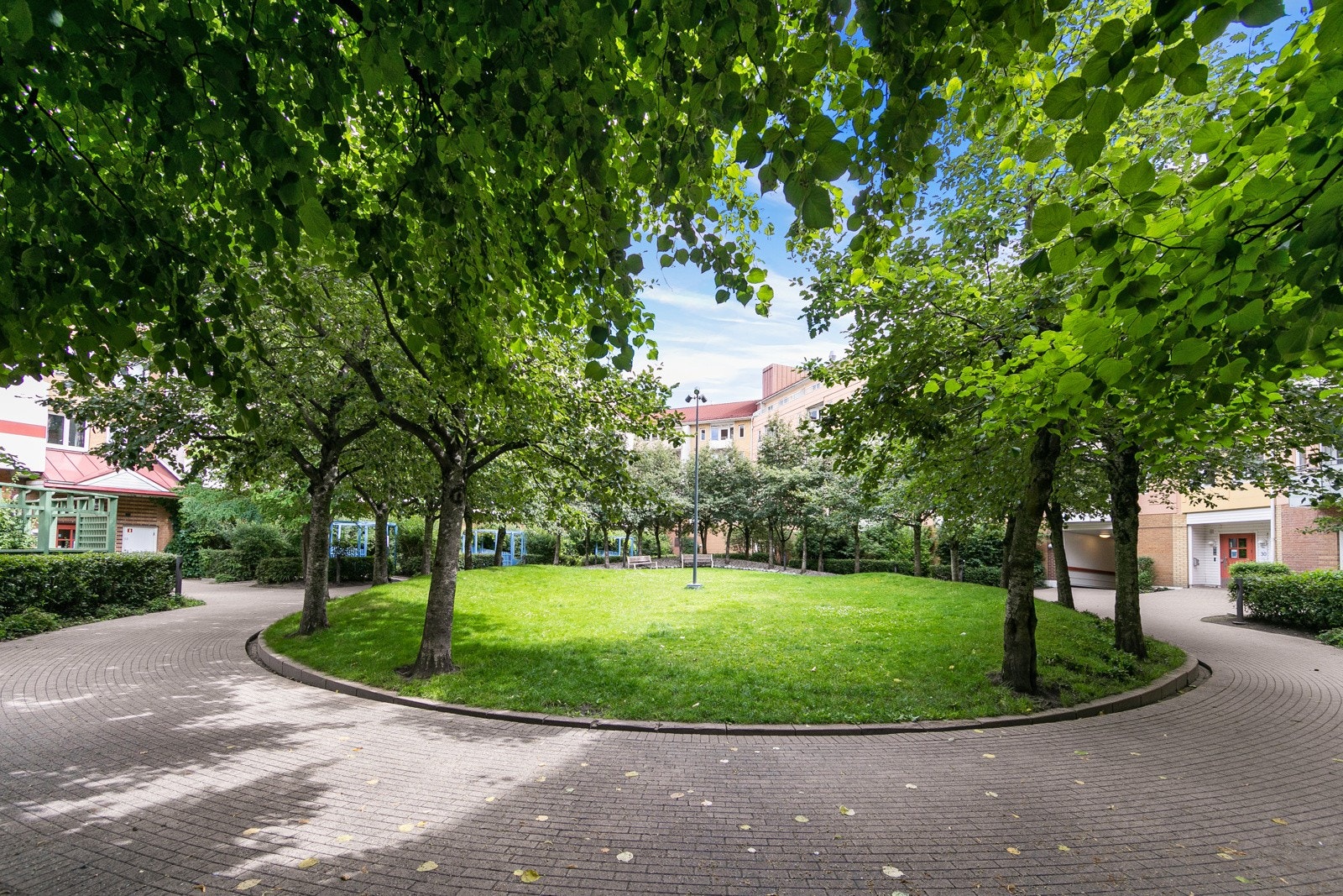 Bakgården blir et perfekt sted for solrike dager. Galleribilde