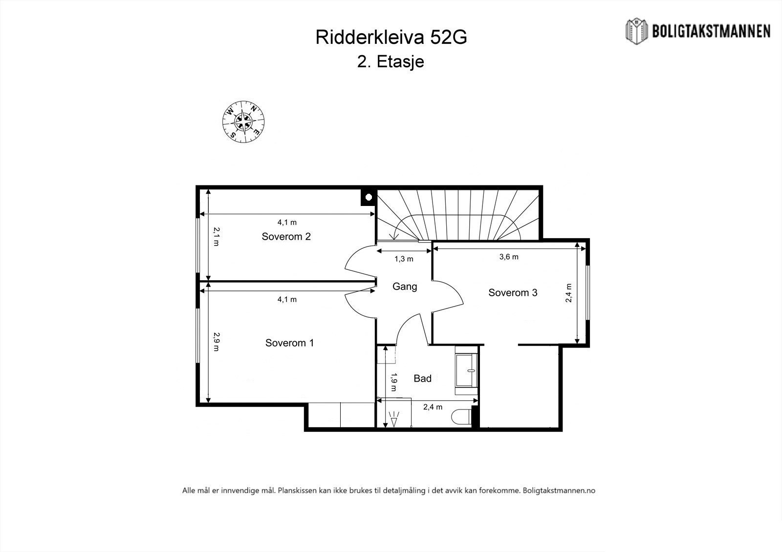 Plantegning 2. etasje. Galleribilde