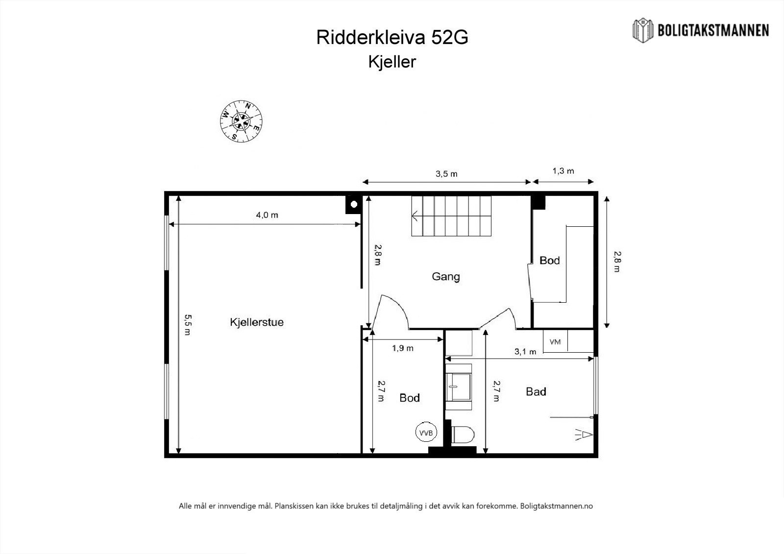 Plantegning kjelleretasje. Galleribilde
