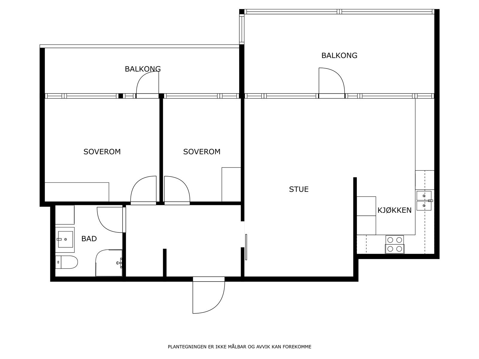 Plantegning Galleribilde