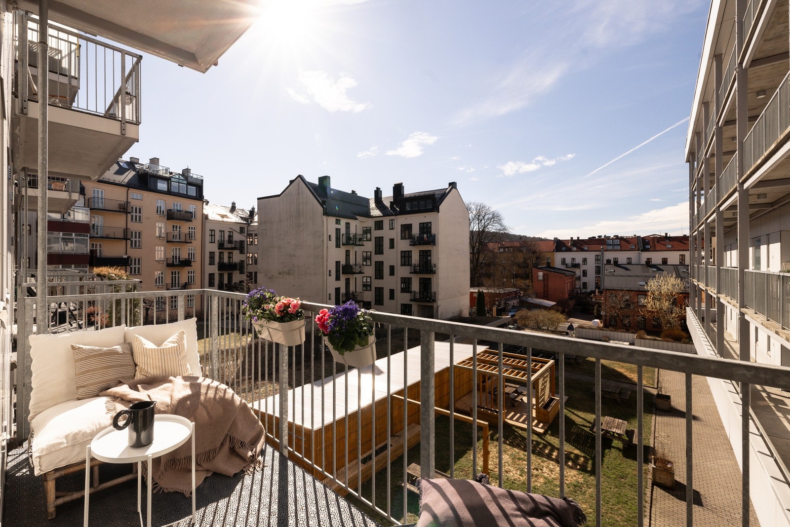 Solrik, sørvestvendt balkong på ca. 6m². Galleribilde