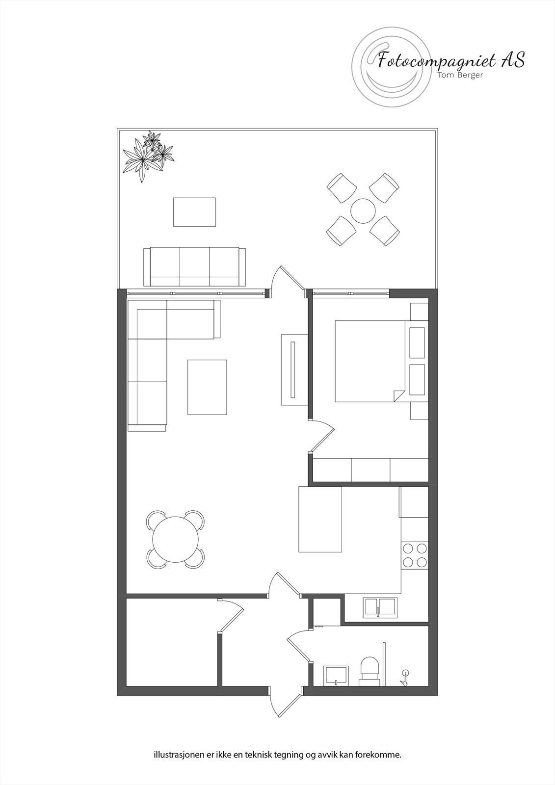 Plantegning Galleribilde