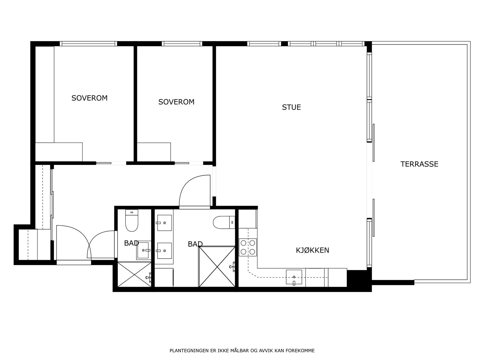 Plantegning Galleribilde