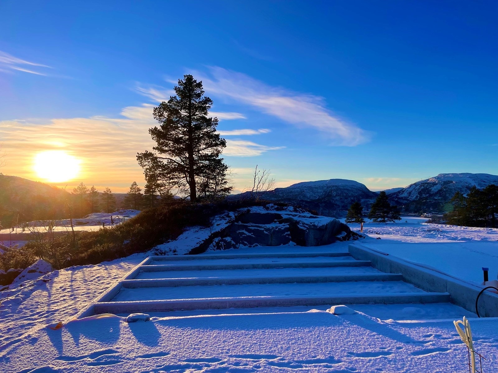 Utsikt mot vest Galleribilde