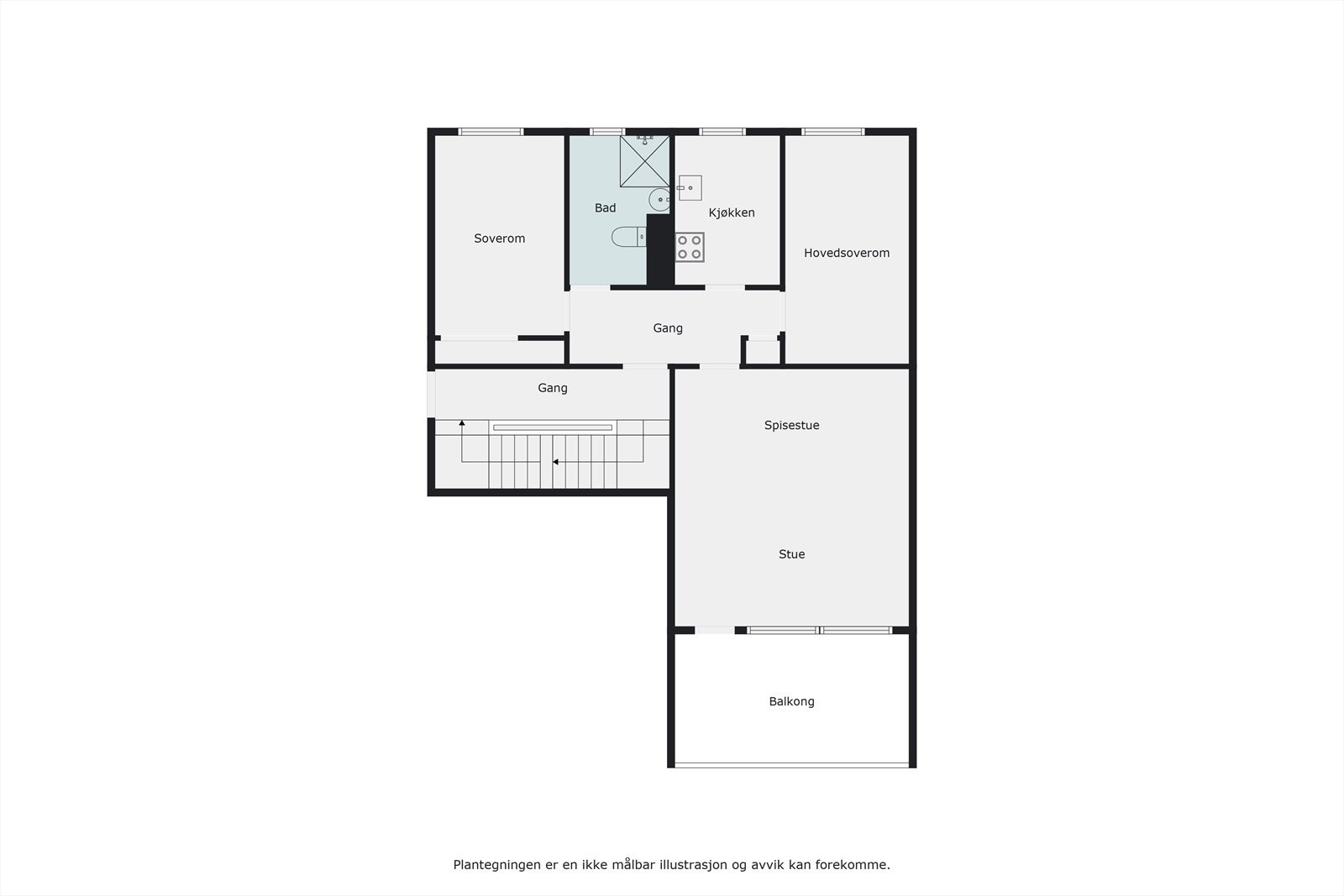 Plantegning Galleribilde