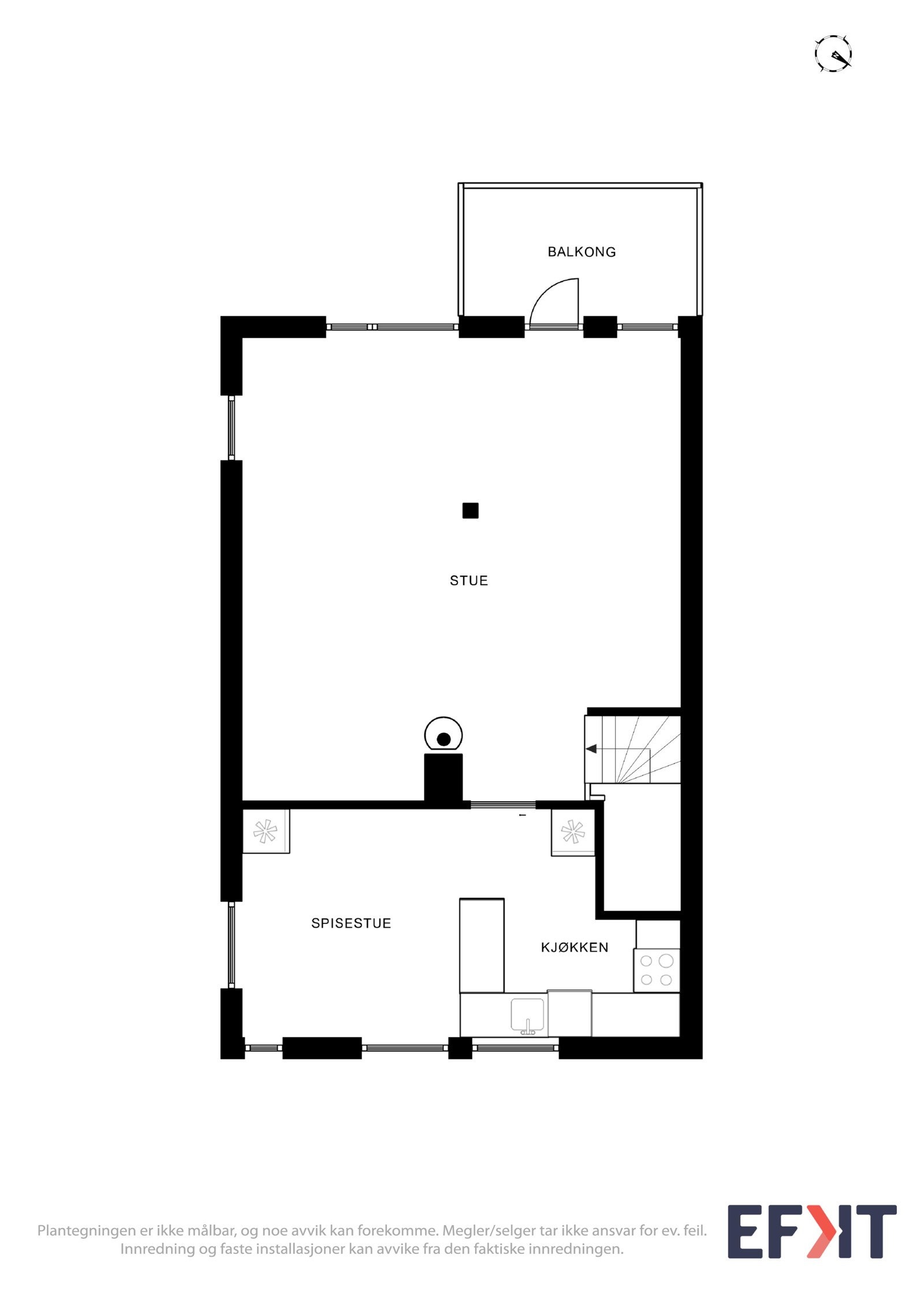 Planskisse - 2 etg Galleribilde