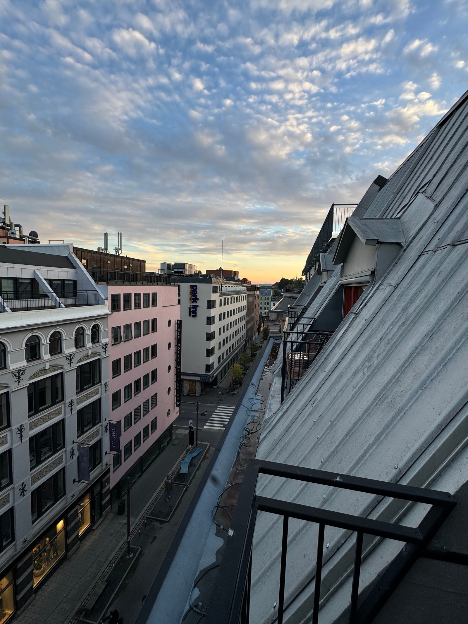 Utsikt terrasse 6. etg. Galleribilde