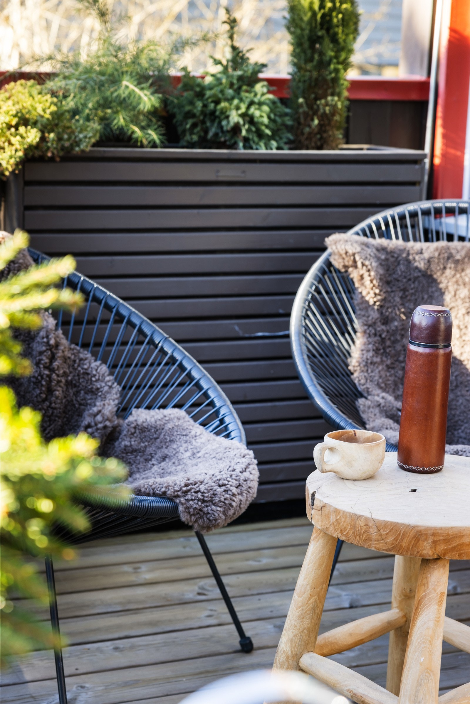 Terrasse detalj. Galleribilde