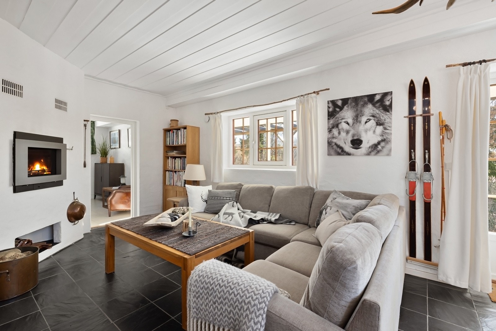 Vannbåren gulvvarme og flislagt gulv. Galleribilde